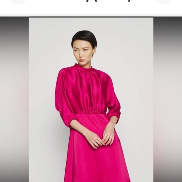 Rebecca Minkoff NWT WHITNEY DRESS Kjole - fuschia Sz 12 Office Resort Work Party - Picture 8 of 16